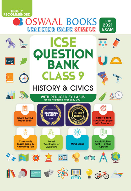 ICSE Question Bank – History & Civics – 9 – CBSC Book Shop